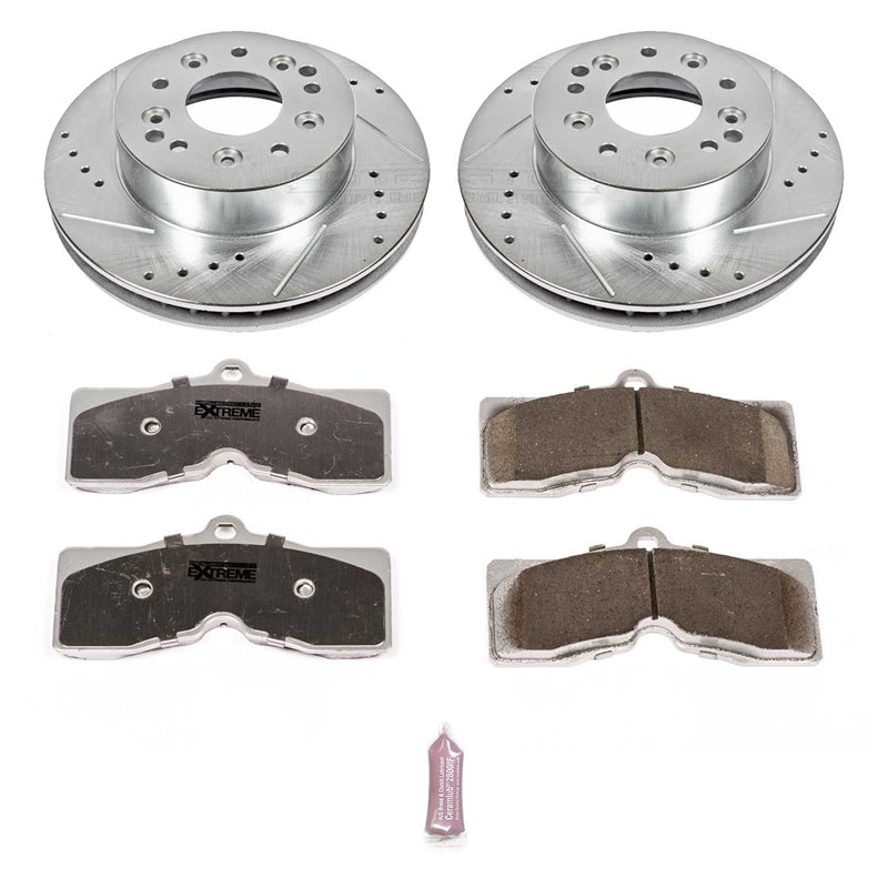 PowerStop | Z26 Street Warrior Disc Brake Pad & Rotor Kit - Avant/Arrière - Camaro / Corvette 1963-1982