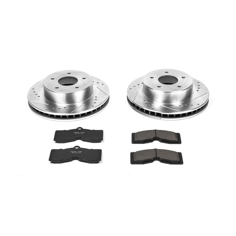 PowerStop | Z23 Evolution Sport Disc Brake Pad & Rotor Kit - Avant - Corvette 1963-1982
