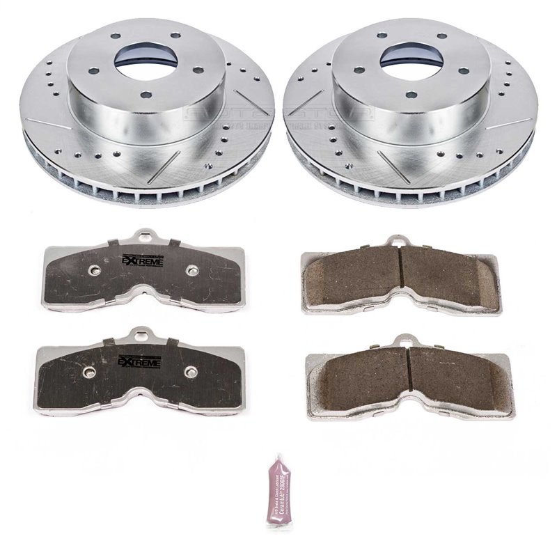 PowerStop | Z26 Street Warrior Disc Brake Pad & Rotor Kit - Avant - Corvette 1963-1982