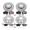 PowerStop | Z23 Evolution Sport Disc Brake Pad & Rotor Kit - Avant & Arrière - A4 / A4 Quattro 1.8T / 3.0L 2002-2005