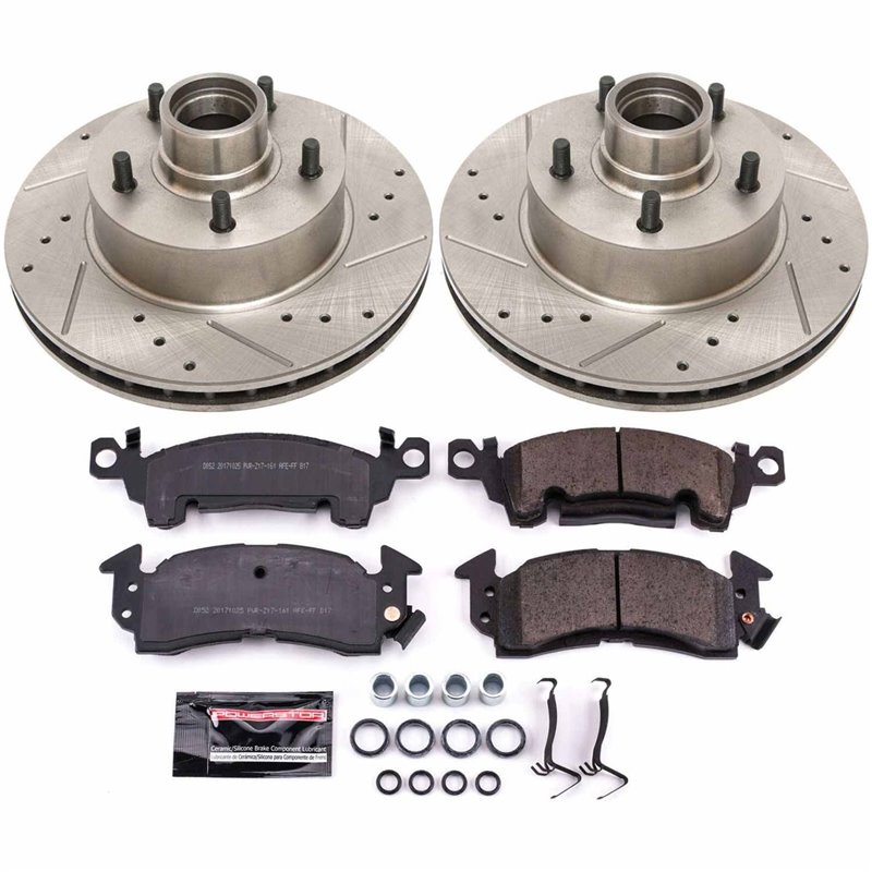 PowerStop | Z23 Evolution Sport Disc Brake Pad & Rotor Kit - Avant - Camaro / Firebird 1979-1981