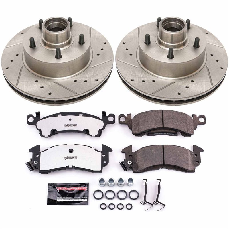 PowerStop | Z26 Street Warrior Disc Brake Pad & Rotor Kit - Front - Camaro / Firebird 1979-1981 PowerStop Brake Kits