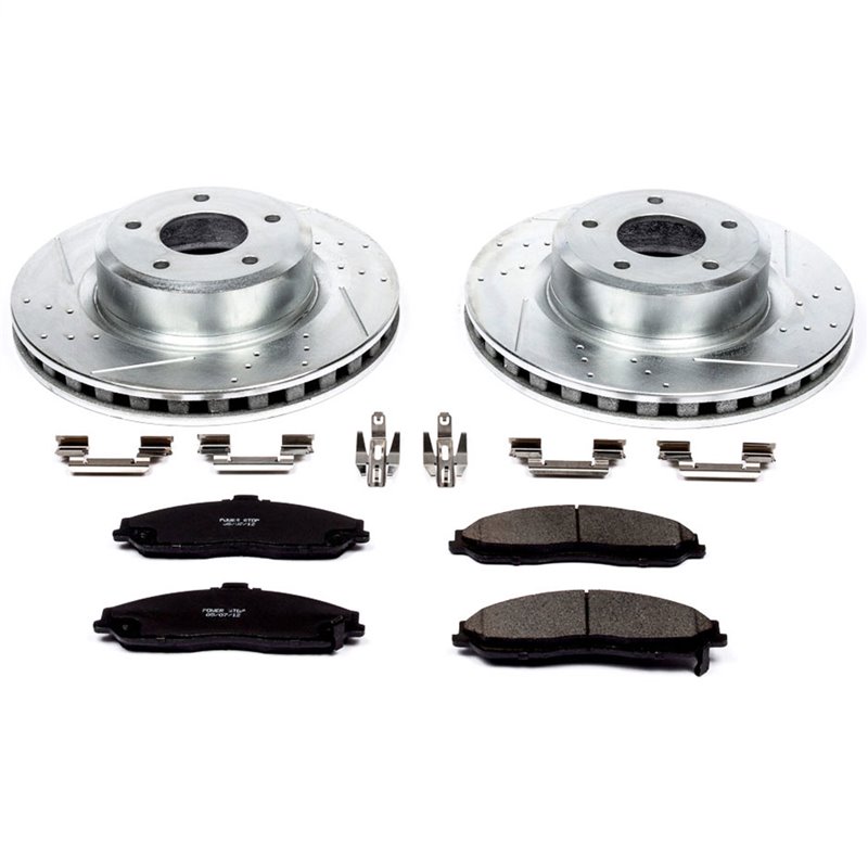 PowerStop | Z23 Evolution Sport Disc Brake Pad & Rotor Kit - Avant - GTO Base 6.0L 2005-2006