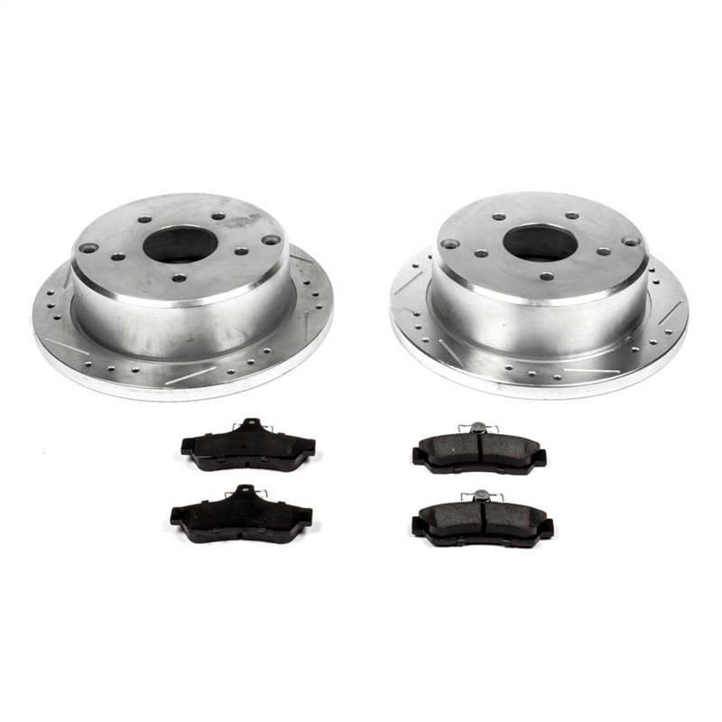PowerStop | Z23 Evolution Sport Disc Brake Pad & Rotor Kit - Rear - GTO Base 5.7L 2004 PowerStop Brake Kits