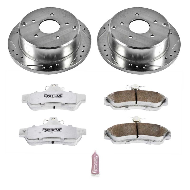 PowerStop | Z26 Street Warrior Disc Brake Pad & Rotor Kit - Arrière - GTO Base 5.7L 2004