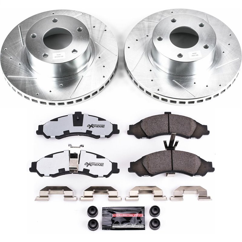 PowerStop | Z26 Street Warrior Disc Brake Pad & Rotor Kit - Avant - GTO Base 5.7L 2004