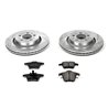 PowerStop | Z23 Evolution Sport Disc Brake Pad & Rotor Kit - Rear - XC90 2003-2014 PowerStop Brake Kits