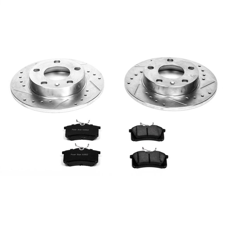 PowerStop | Z23 Evolution Sport Disc Brake Pad & Rotor Kit - Arrière - A4 / A4 Quattro 1.8T / 3.0L 2002-2006
