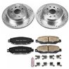 PowerStop | Z23 Evolution Sport Disc Brake Pad & Rotor Kit - Rear - SC300 Base / SC400 3.0L / 4.0L 1992-2000 PowerStop Brake ...