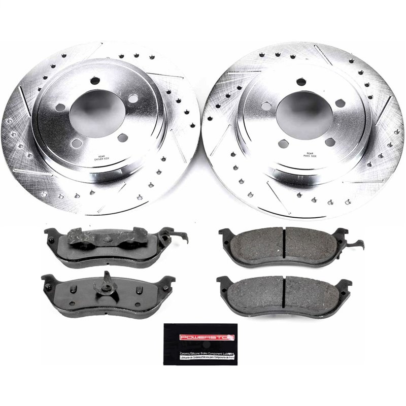 PowerStop | Z36 Severe-Duty Disc Brake Pad & Rotor Kit - Arrière - Explorer / Mountaineer 4.0L / 4.6L 2002-2006
