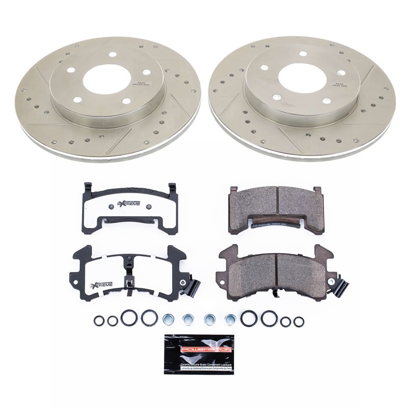 PowerStop | Z26 Street Warrior Disc Brake Pad & Rotor Kit - Arrière - Firebird 1979-1981
