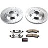 PowerStop | Z26 Street Warrior Disc Brake Pad & Rotor Kit - Avant - Corvette 5.7L 1988-1996