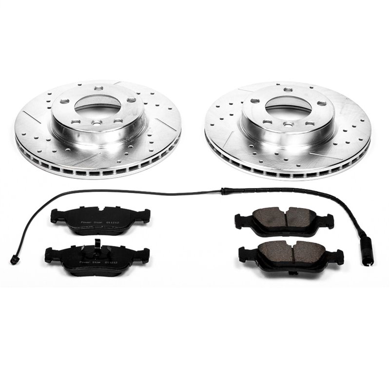 PowerStop | Z23 Evolution Sport Disc Brake Pad & Rotor Kit - Front - BMW 1992-2002 PowerStop Brake Kits