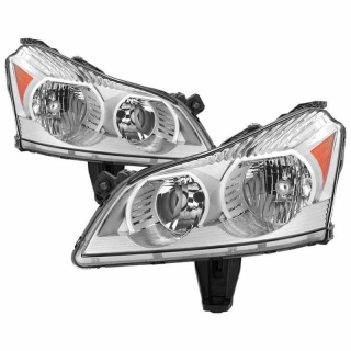 Xtune | Crystal Headlights - OEM Style - Chrome Xtune Projector Headlight