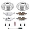 PowerStop | Z26 Street Warrior Disc Brake Pad & Rotor Kit - Arrière - BMW 1992-1999