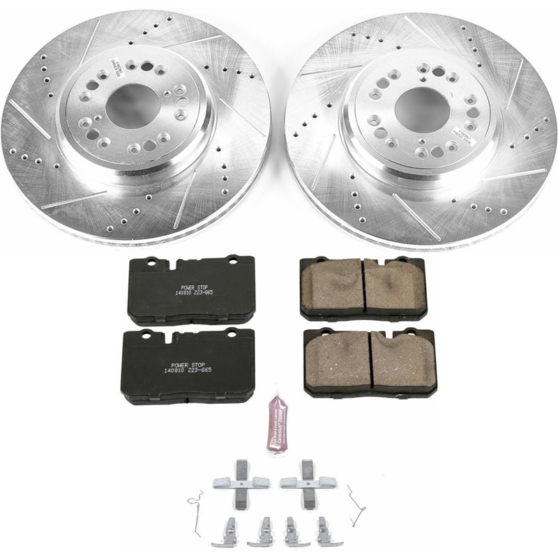 PowerStop | Z23 Evolution Sport Disc Brake Pad & Rotor Kit - Avant - LS400 Base 4.0L 2000