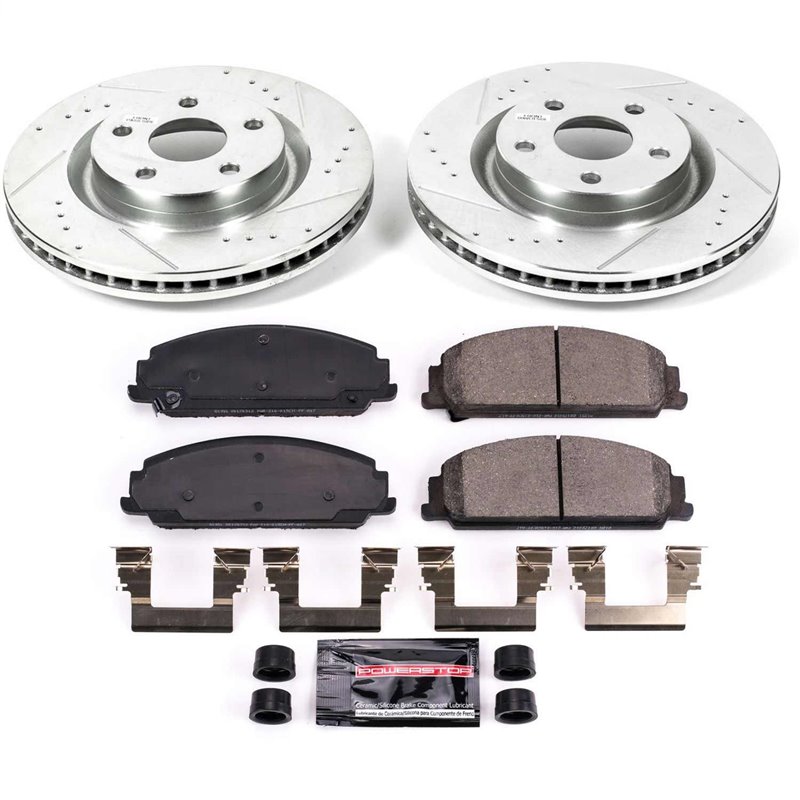 PowerStop | Z23 Evolution Sport Disc Brake Pad & Rotor Kit - Avant - G8 GT 6.0L 2008-2009