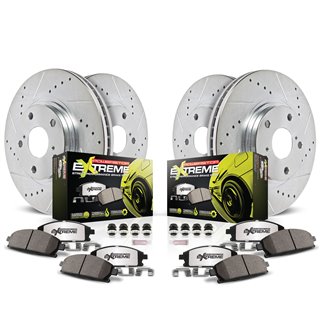 PowerStop | Z26 Street Warrior Disc Brake Pad & Rotor Kit - Avant & Arrière - G8 GT 6.0L 2008-2009