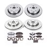 PowerStop | Z26 Street Warrior Disc Brake Pad & Rotor Kit - Avant & Arrière - G8 GT 6.0L 2008-2009