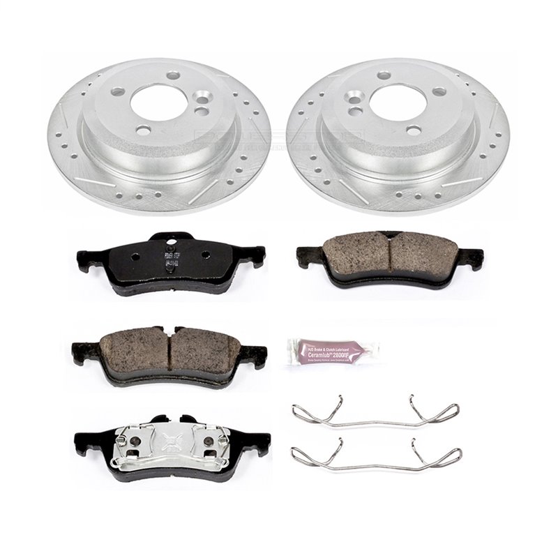 PowerStop | Z23 Evolution Sport Disc Brake Pad & Rotor Kit - Arrière - Cooper 1.6L 2002-2006