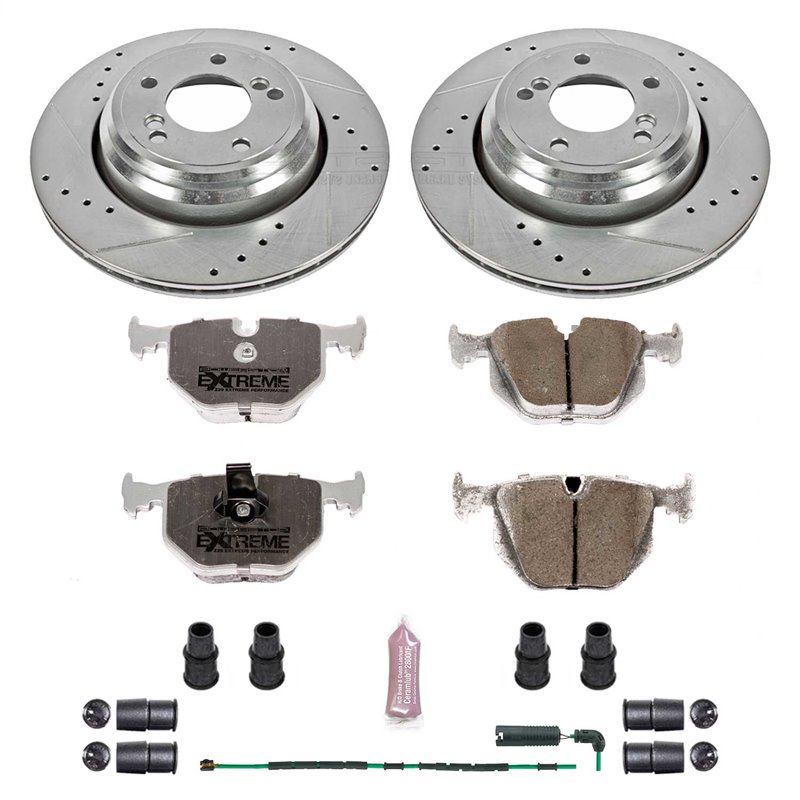 PowerStop | Z26 Street Warrior Disc Brake Pad & Rotor Kit - Rear - M3 Base 3.2L 2001-2006 PowerStop Brake Kits