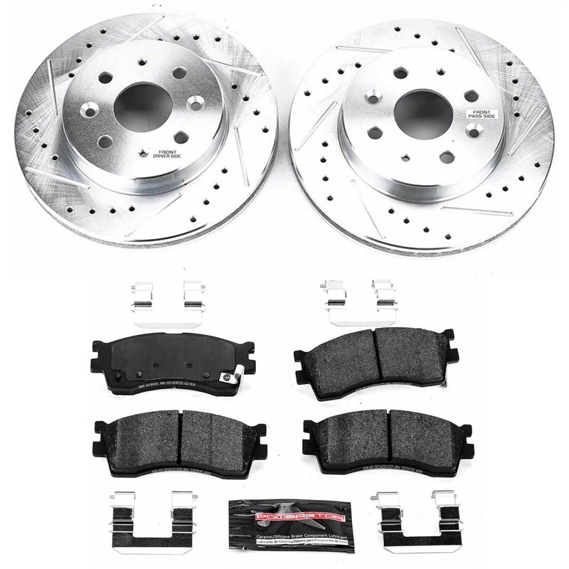 PowerStop | Z23 Evolution Sport Disc Brake Pad & Rotor Kit - Avant - Rio 1.6L 2003-2005