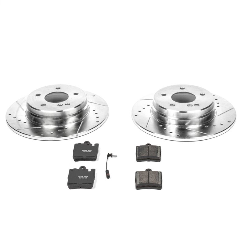 PowerStop | Z23 Evolution Sport Disc Brake Pad & Rotor Kit - Rear - C240 / SLK280 / SLK300 / SLK350 2003-2011 PowerStop Brake...