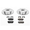 PowerStop | Z23 Evolution Sport Disc Brake Pad & Rotor Kit - Rear - G20 / Sentra 2001-2006 PowerStop Brake Kits