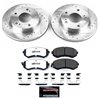 PowerStop | Z26 Street Warrior Disc Brake Pad & Rotor Kit - Front - 240SX Base / SE 2.4L 1994-1996 PowerStop Brake Kits