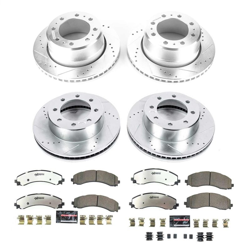 PowerStop | Z36 Severe-Duty Disc Brake Pad & Rotor Kit - Front & Rear - Ram 3500 6.4L / 6.7L 2019-2021 PowerStop Brake Kits