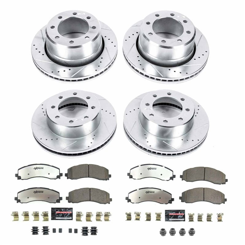 PowerStop | Z36 Severe-Duty Disc Brake Pad & Rotor Kit - Front & Rear - Ram 2500 5.7L / 6.4L / 6.7L 2019-2021 PowerStop Brake...