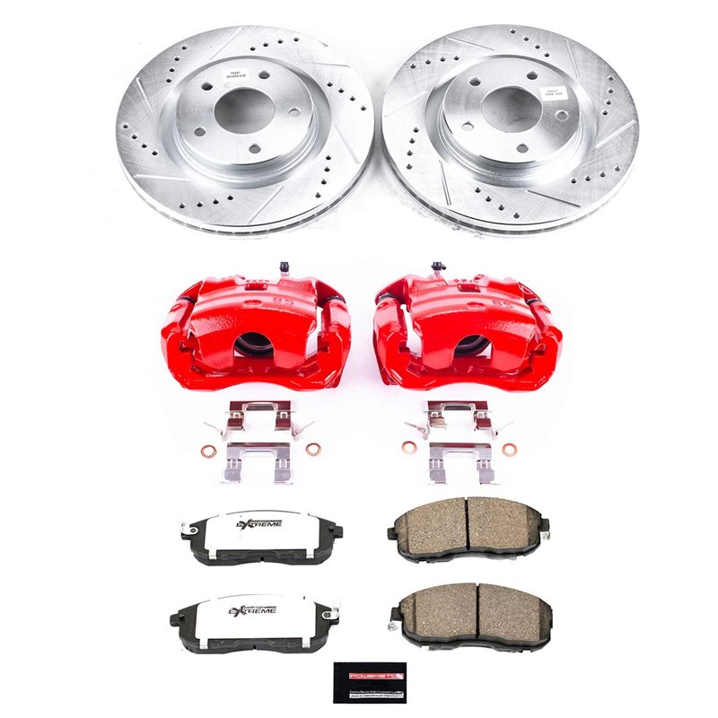 PowerStop | Z26 Street Warrior Disc Brake Pad/Calipers & Rotor Kit - Avant - Sentra Nismo / SR Turbo 1.6T 2019