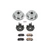 PowerStop | Disc Brake Pad/Caliper & Rotor Kit - Arrière - Highlander 2.4L / 3.3L 2004-2007