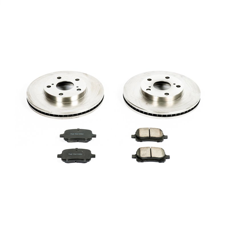 PowerStop | Disc Brake Pad & Rotor Kit - Avant - ES300 / Avalon / Camry / Solara 2000-2004
