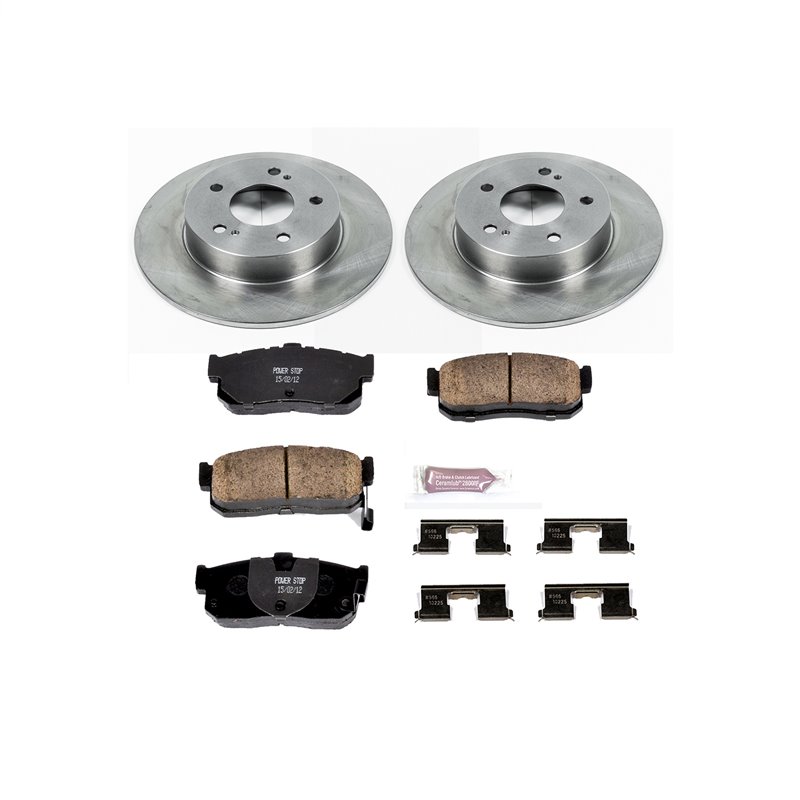 PowerStop | Disc Brake Pad & Rotor Kit - Rear - Maxima 3.0L 2000-2001 PowerStop Brake Kits