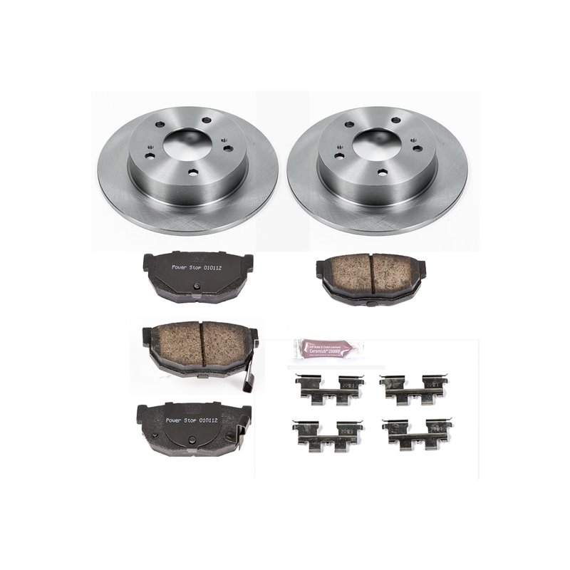 PowerStop | Disc Brake Pad & Rotor Kit - Rear - 240SX 2.4L 1994-1998 PowerStop Brake Kits