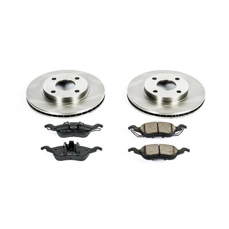 PowerStop | Disc Brake Pad & Rotor Kit - Avant - Focus 2.0L / 2.3L 2000-2004