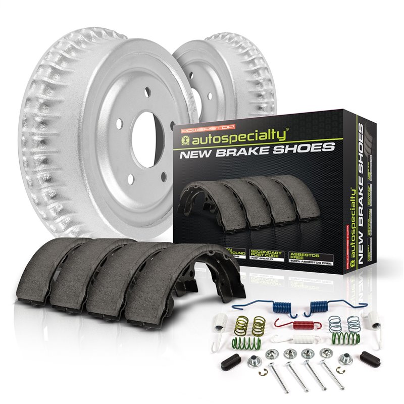 PowerStop | Brake Drum & Shoe Kit - Rear - Camaro / Monte Carlo / Firebird 1967-1974 PowerStop Brake Drums