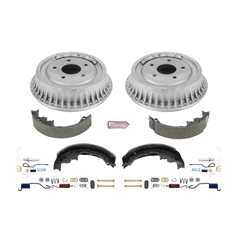 PowerStop | Brake Drum & Shoe Kit - Rear - Chevrolet / GMC / Pontiac 1991-2003 PowerStop Brake Drums