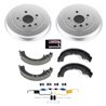 PowerStop | Brake Drum & Shoe Kit - Arrière - Camry / LE / Solara SE 2.4L / 3.0L 2002-2004