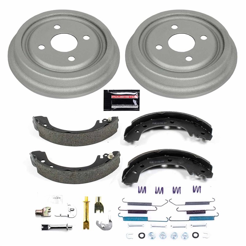 PowerStop | Brake Drum & Shoe Kit - Rear - Saturn 1.9L 2000-2002 PowerStop Brake Drums