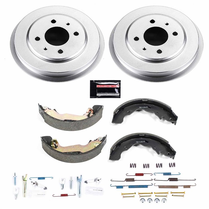 PowerStop | Brake Drum & Shoe Kit - Rear - Accent 1.6L 2004-2005 PowerStop Brake Drums