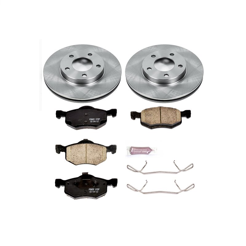 PowerStop | Disc Brake Pad & Rotor Kit - Front - Escape / Tribute / Mariner 2001-2007 PowerStop Brake Kits