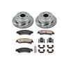 PowerStop | Disc Brake Pad & Rotor Kit - Arrière - Chevrolet / GMC / Oldsmobile 4.3L / 2.2L 1998-2005