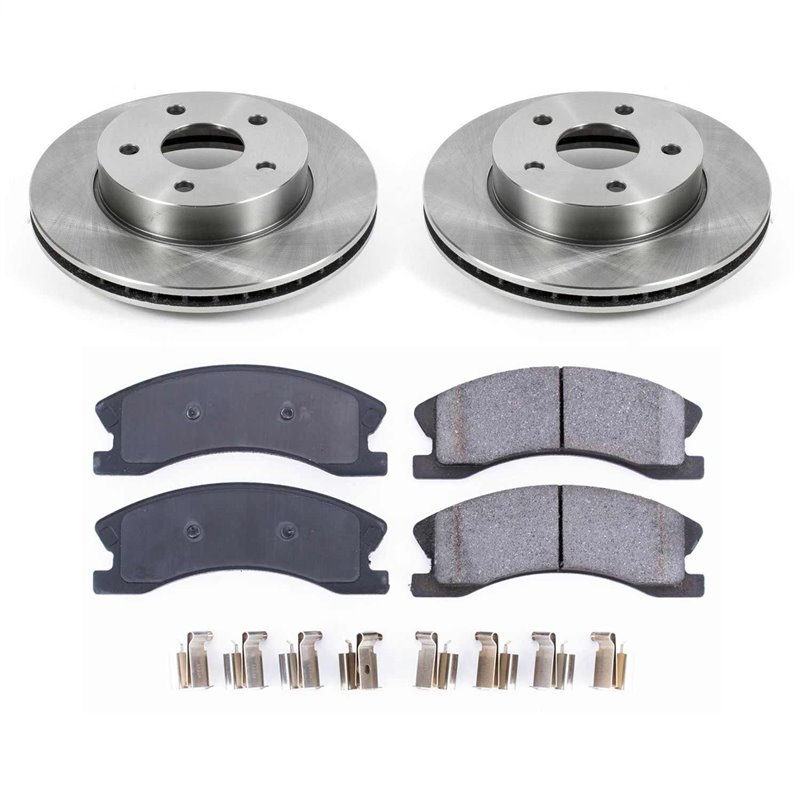 PowerStop | Disc Brake Pad & Rotor Kit - Avant - Grand Cherokee 4.0L / 4.7L 1999-2004