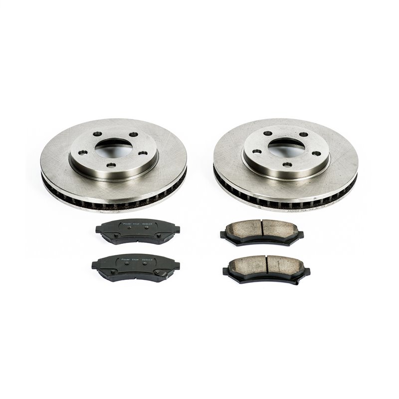 PowerStop | Disc Brake Pad & Rotor Kit - Avant - Buick / Chevrolet / Oldsmobile / Pontiac 2000-2005