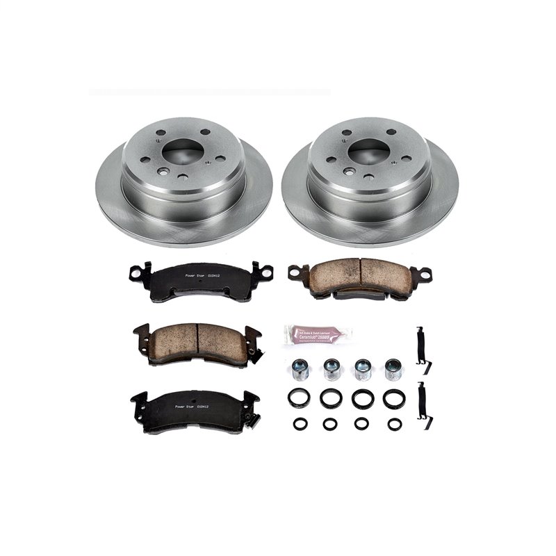 PowerStop | Disc Brake Pad & Rotor Kit - Front - Camaro / Monte Carlo / Firebird / GTO 1969-1972 PowerStop Brake Kits