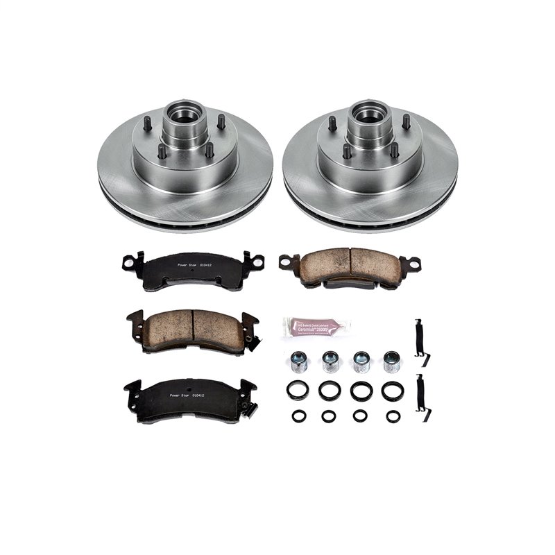 PowerStop | Disc Brake Pad & Rotor Kit - Front - Camaro / Monte Carlo / Firebird / GTO 1970-1978 PowerStop Brake Kits