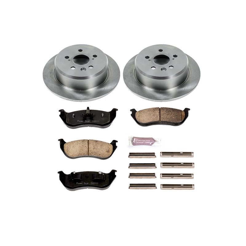 PowerStop | Disc Brake Pad & Rotor Kit - Arrière - Explorer / Mountaineer 4.0L / 4.6L 2002-2006