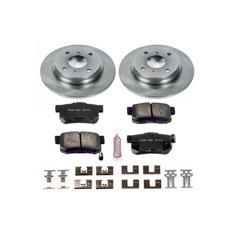 PowerStop | Disc Brake Pad & Rotor Kit - Rear - Prelude 2.2L / 2.3L 1992-1996 PowerStop Brake Kits